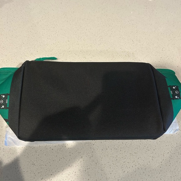 Trader Joe's Green and Black Tote Bag - Picture 4 of 4